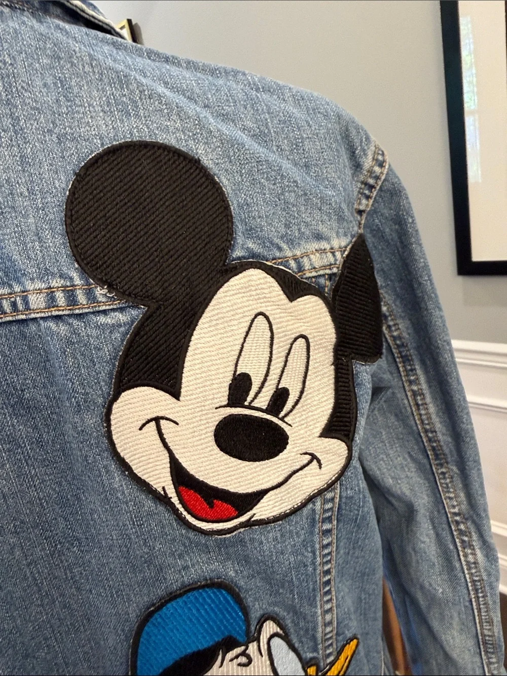 Rare Collectible Zara Trafaluc Denimwear Jacket with Disney Character Patches - Picture 7 of 13